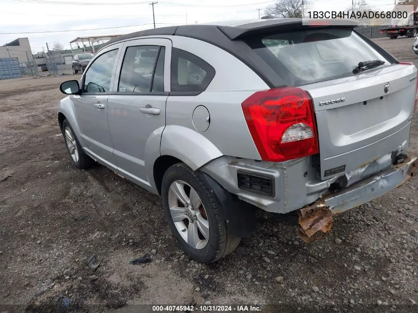 2010 Dodge Caliber Sxt VIN: 1B3CB4HA9AD668080 Lot: 40745942