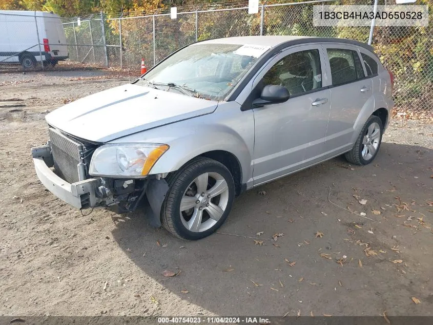 2010 Dodge Caliber Sxt VIN: 1B3CB4HA3AD650528 Lot: 40754023