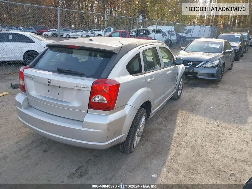 2010 Dodge Caliber Mainstreet VIN: 1B3CB3HA1AD639070 Lot: 40848973