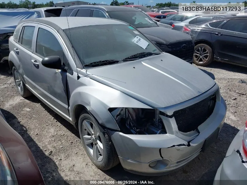 2011 Dodge Caliber Mainstreet VIN: 1B3CB3HA6BD117293 Lot: 39476005