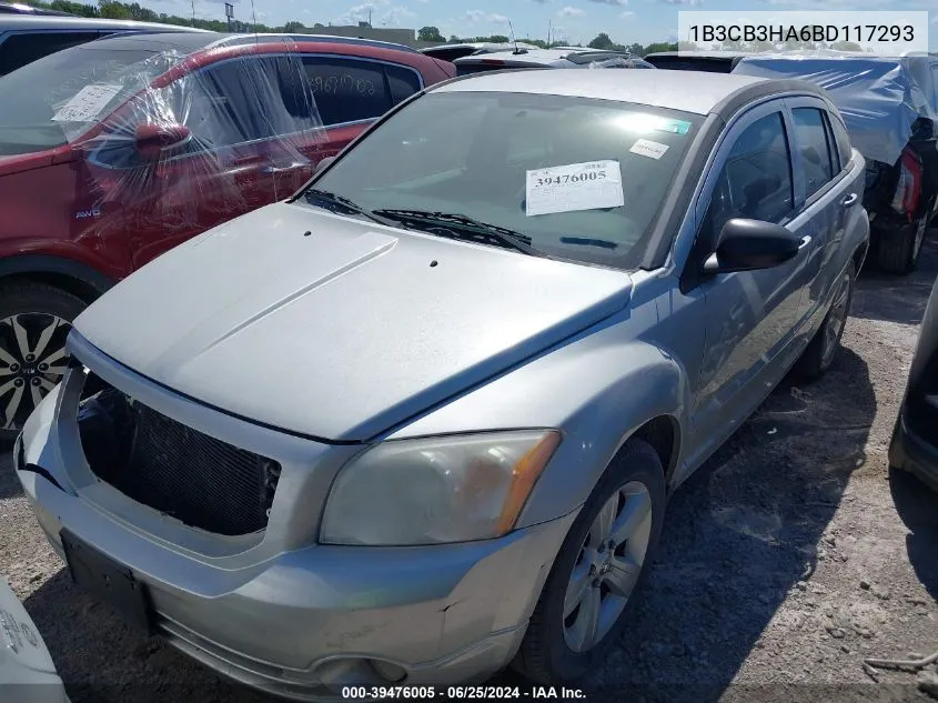 2011 Dodge Caliber Mainstreet VIN: 1B3CB3HA6BD117293 Lot: 39476005