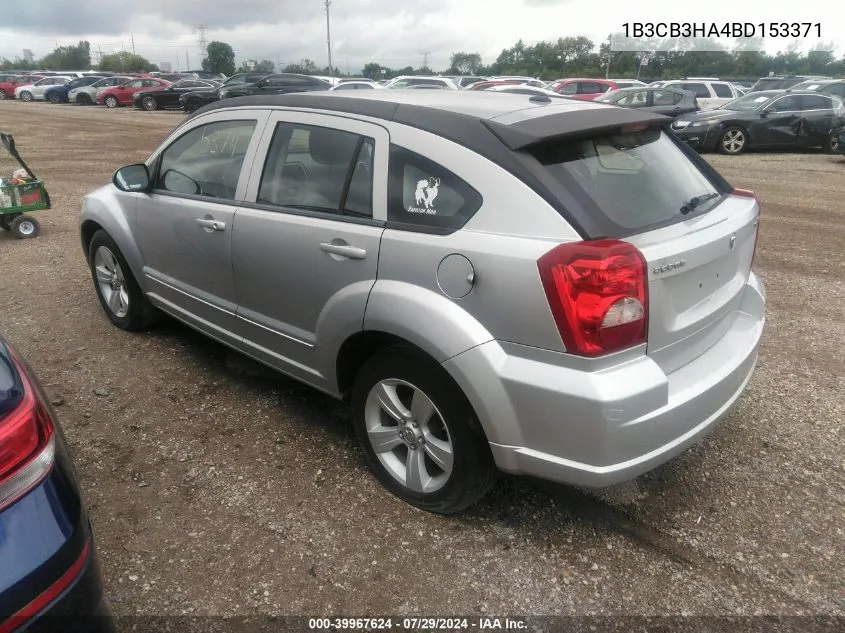 2011 Dodge Caliber Mainstreet VIN: 1B3CB3HA4BD153371 Lot: 39967624