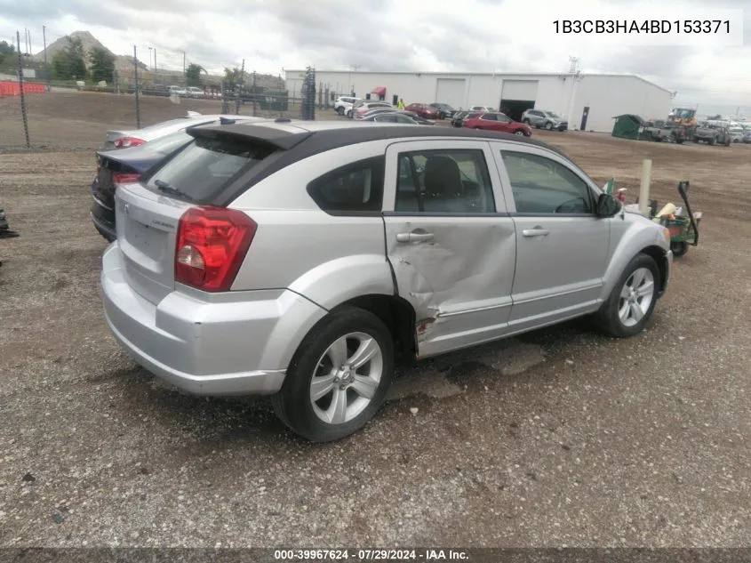 2011 Dodge Caliber Mainstreet VIN: 1B3CB3HA4BD153371 Lot: 39967624