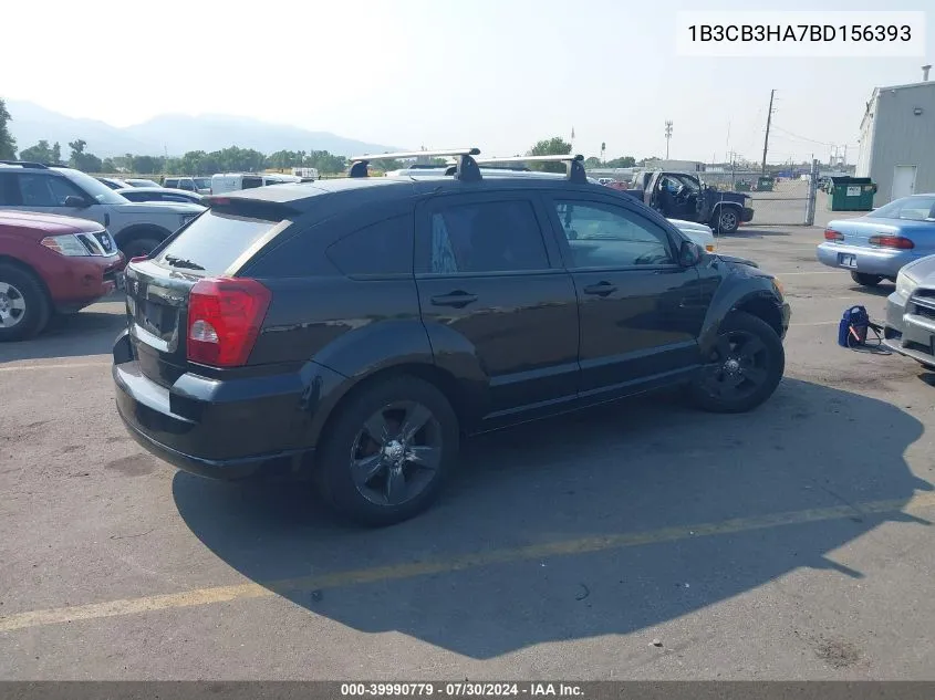 2011 Dodge Caliber Mainstreet VIN: 1B3CB3HA7BD156393 Lot: 39990779