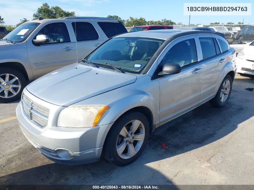 2011 Dodge Caliber Uptown VIN: 1B3CB9HB8BD294763 Lot: 40125043