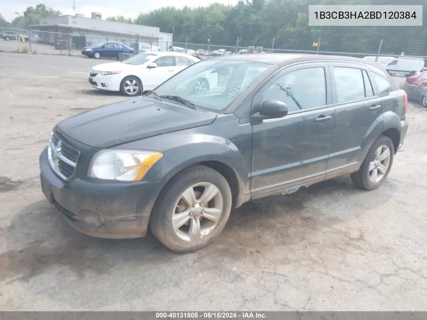 2011 Dodge Caliber Mainstreet VIN: 1B3CB3HA2BD120384 Lot: 40131805