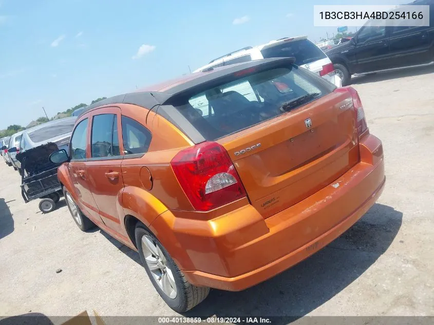 1B3CB3HA4BD254166 2011 Dodge Caliber Mainstreet