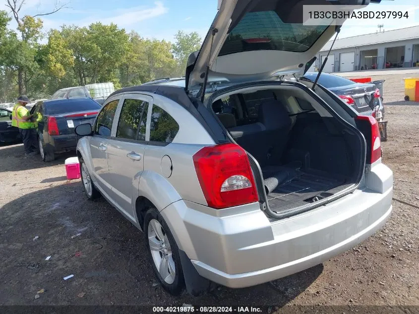 2011 Dodge Caliber Mainstreet VIN: 1B3CB3HA3BD297994 Lot: 40219875