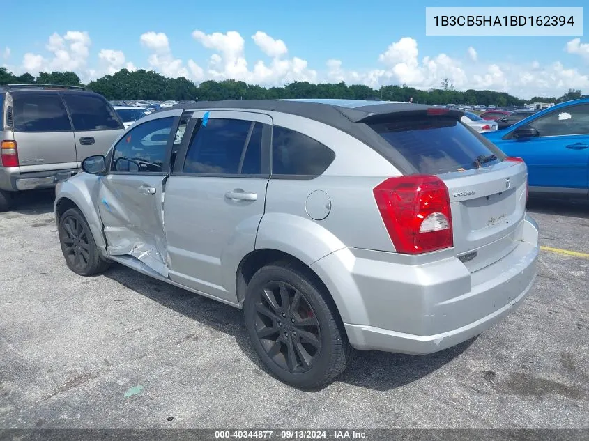 2011 Dodge Caliber Heat VIN: 1B3CB5HA1BD162394 Lot: 40344877