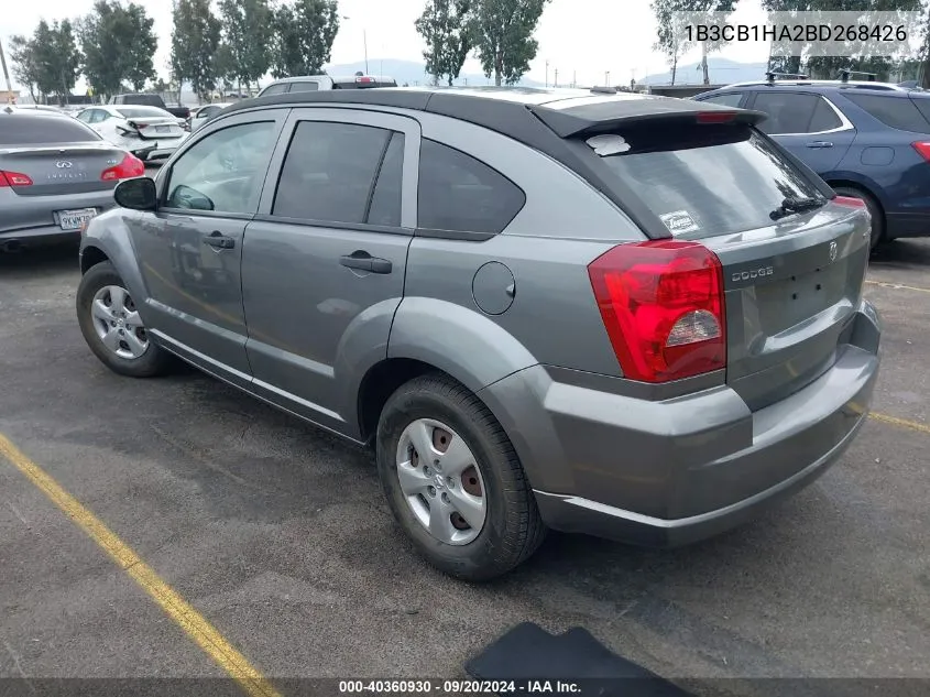 2011 Dodge Caliber Express VIN: 1B3CB1HA2BD268426 Lot: 40360930