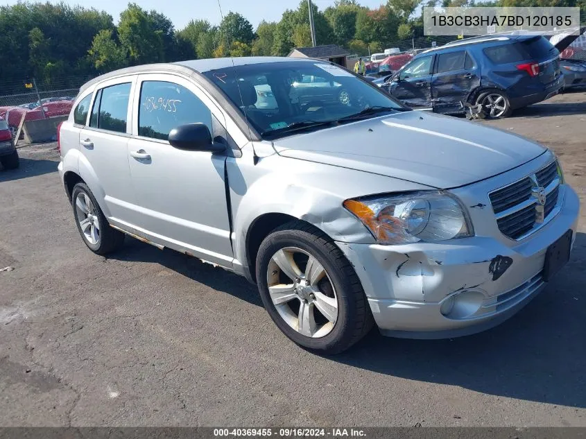 2011 Dodge Caliber Mainstreet VIN: 1B3CB3HA7BD120185 Lot: 40369455