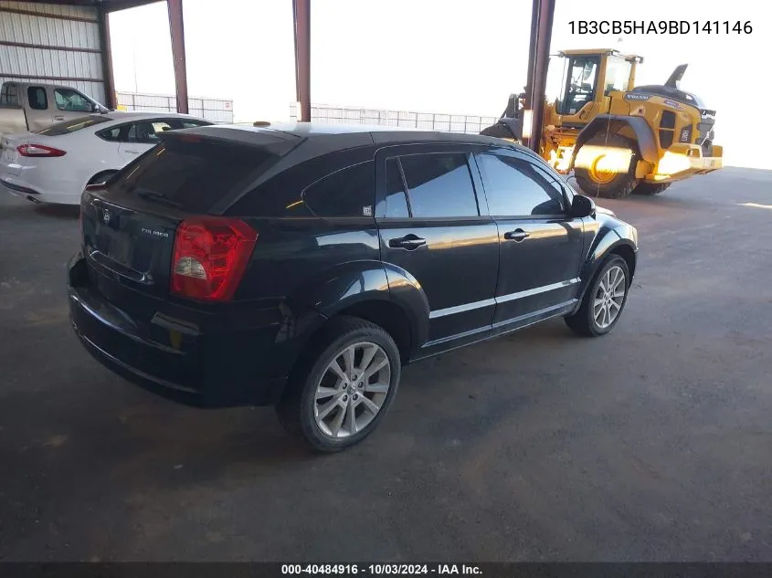 2011 Dodge Caliber Heat VIN: 1B3CB5HA9BD141146 Lot: 40484916