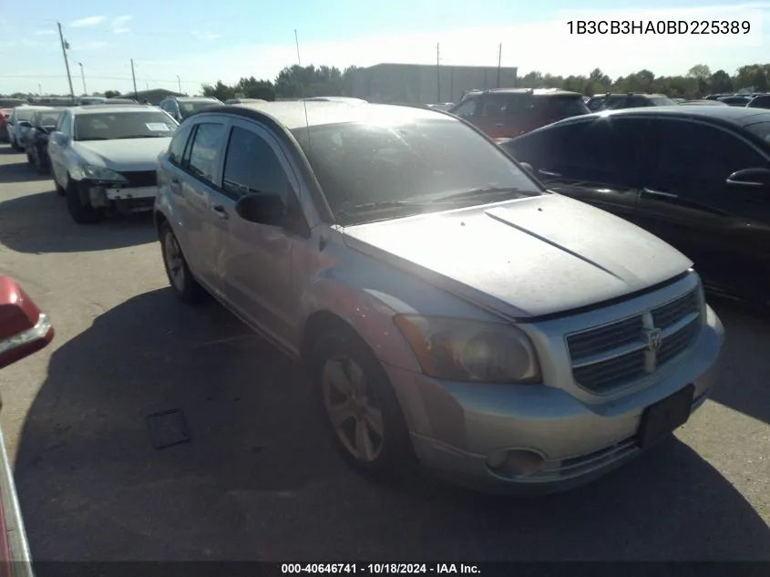 2011 Dodge Caliber Mainstreet VIN: 1B3CB3HA0BD225389 Lot: 40646741