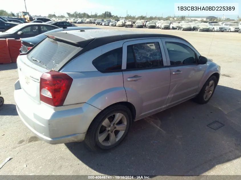 2011 Dodge Caliber Mainstreet VIN: 1B3CB3HA0BD225389 Lot: 40646741