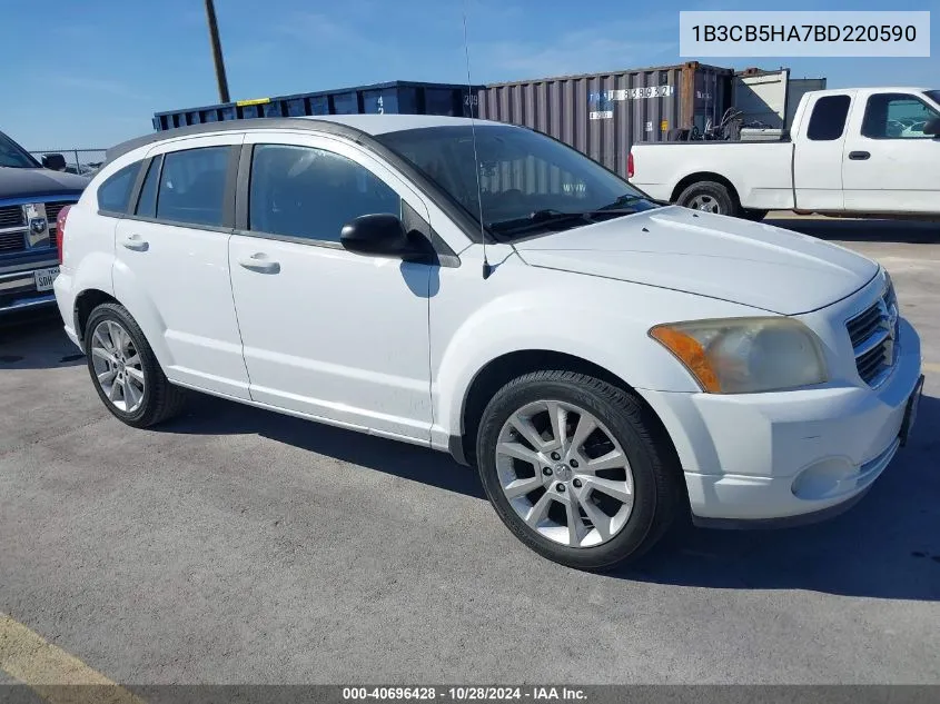 2011 Dodge Caliber Heat VIN: 1B3CB5HA7BD220590 Lot: 40696428