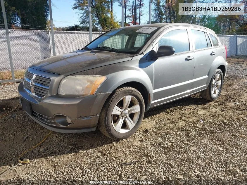 2011 Dodge Caliber Mainstreet VIN: 1B3CB3HA1BD269286 Lot: 40706293