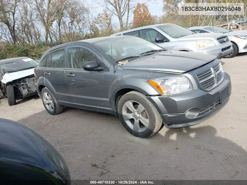 2011 Dodge Caliber Mainstreet VIN: 1B3CB3HAXBD296048 Lot: 40710330