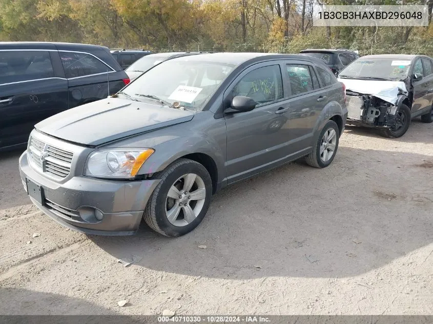 2011 Dodge Caliber Mainstreet VIN: 1B3CB3HAXBD296048 Lot: 40710330