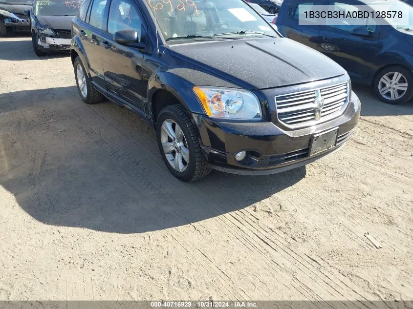 2011 Dodge Caliber Mainstreet VIN: 1B3CB3HA0BD128578 Lot: 40716929