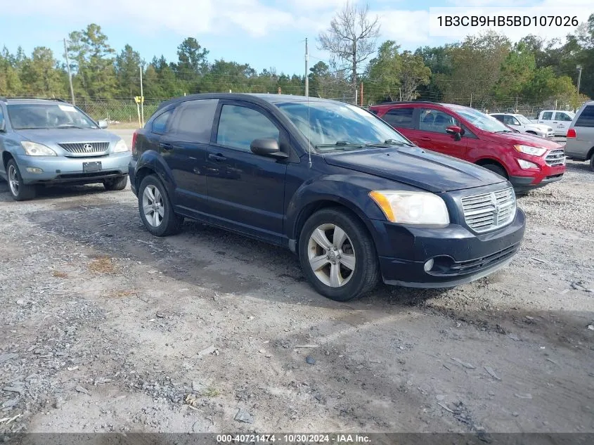 2011 Dodge Caliber Uptown VIN: 1B3CB9HB5BD107026 Lot: 40721474