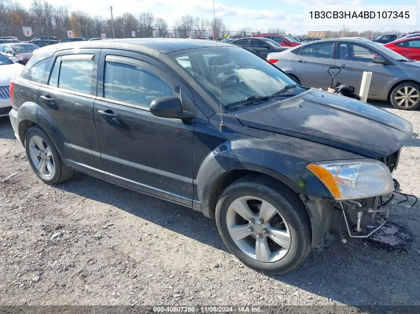 2011 Dodge Caliber Mainstreet VIN: 1B3CB3HA4BD107345 Lot: 40807398