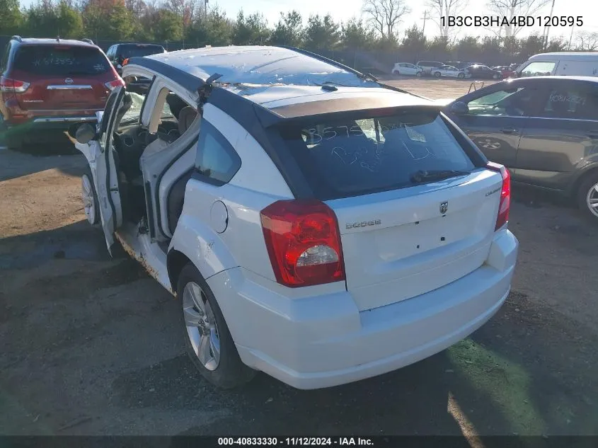 2011 Dodge Caliber Mainstreet VIN: 1B3CB3HA4BD120595 Lot: 40833330