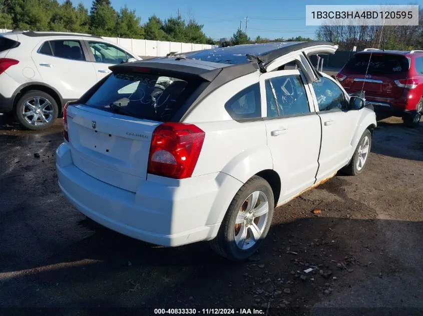 2011 Dodge Caliber Mainstreet VIN: 1B3CB3HA4BD120595 Lot: 40833330