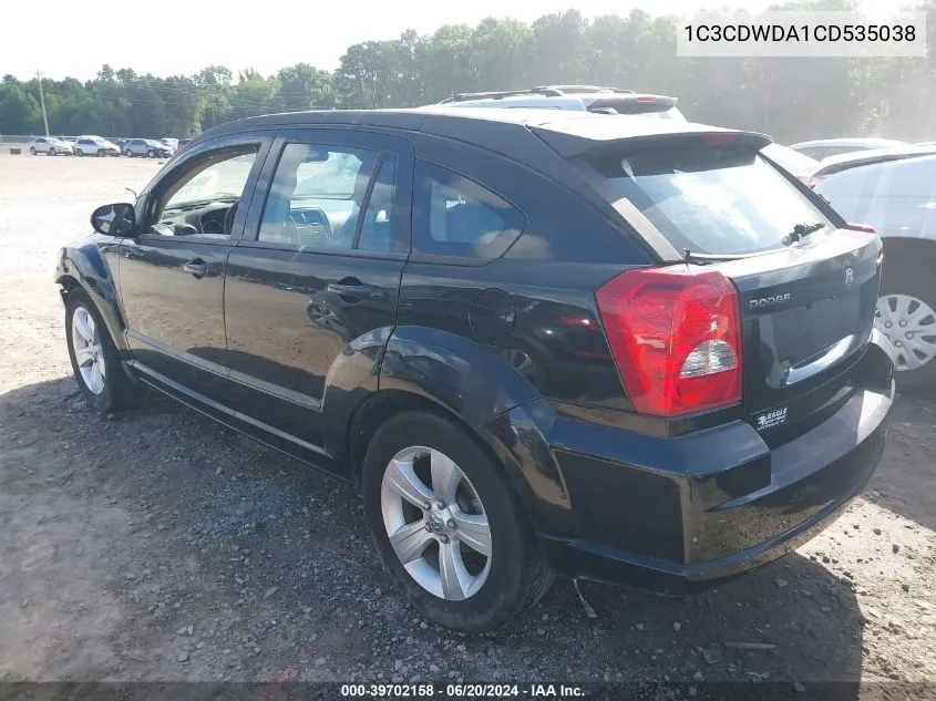 1C3CDWDA1CD535038 2012 Dodge Caliber Sxt