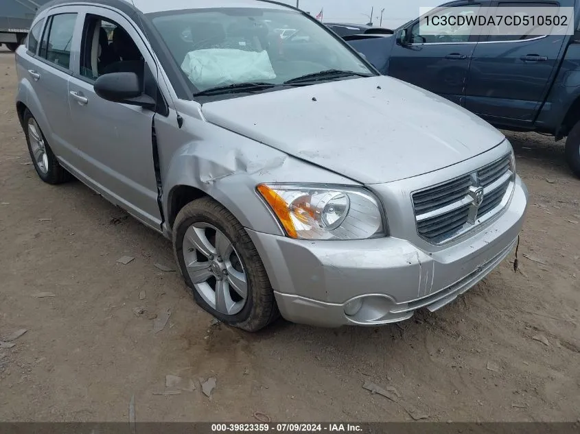 2012 Dodge Caliber Sxt VIN: 1C3CDWDA7CD510502 Lot: 39823359