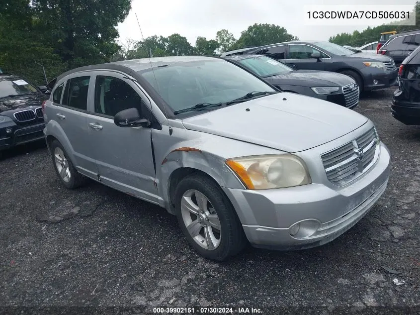 2012 Dodge Caliber Sxt VIN: 1C3CDWDA7CD506031 Lot: 39902151