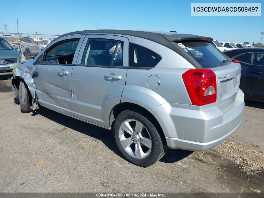 2012 Dodge Caliber Sxt VIN: 1C3CDWDA8CD508497 Lot: 40104755