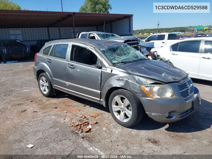 2012 Dodge Caliber Sxt VIN: 1C3CDWDA6CD529588 Lot: 40458439