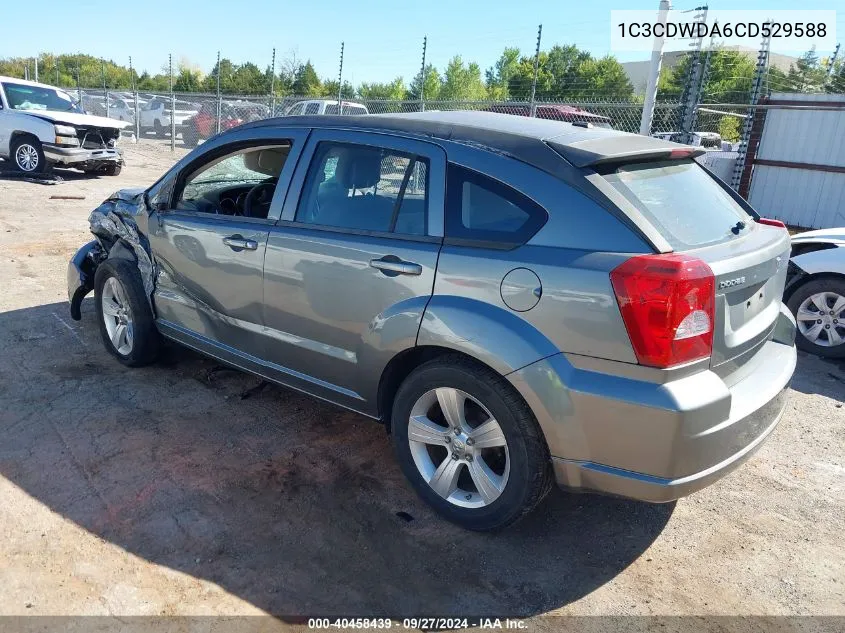 2012 Dodge Caliber Sxt VIN: 1C3CDWDA6CD529588 Lot: 40458439