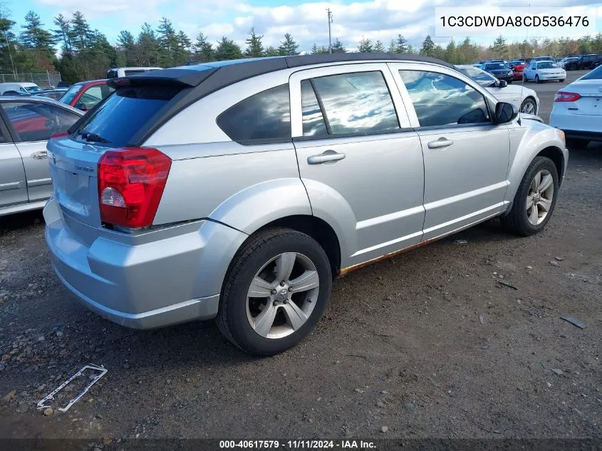 1C3CDWDA8CD536476 2012 Dodge Caliber Sxt