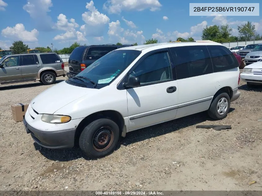 2B4FP25B6VR190747 1997 Dodge Caravan