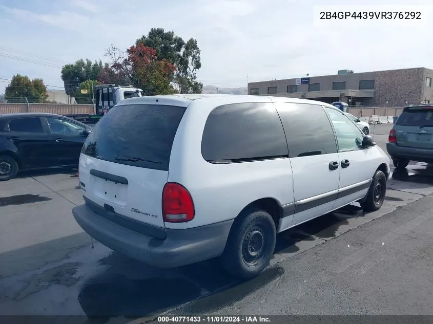 1997 Dodge Grand Caravan Se VIN: 2B4GP4439VR376292 Lot: 40771433