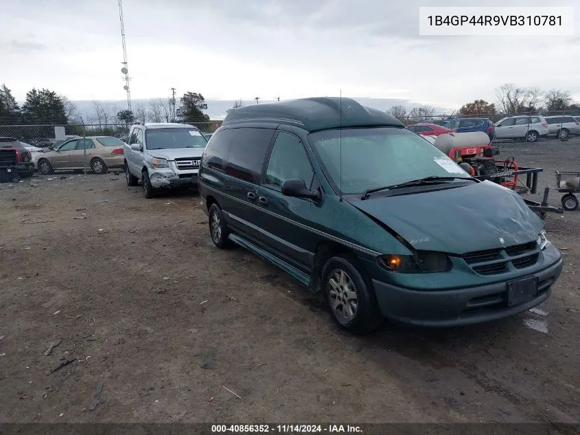 1997 Dodge Grand Caravan Se VIN: 1B4GP44R9VB310781 Lot: 40856352