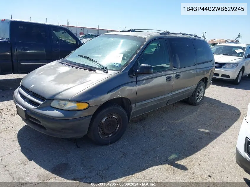 1998 Dodge Grand Caravan Se VIN: 1B4GP44G2WB629245 Lot: 39354285