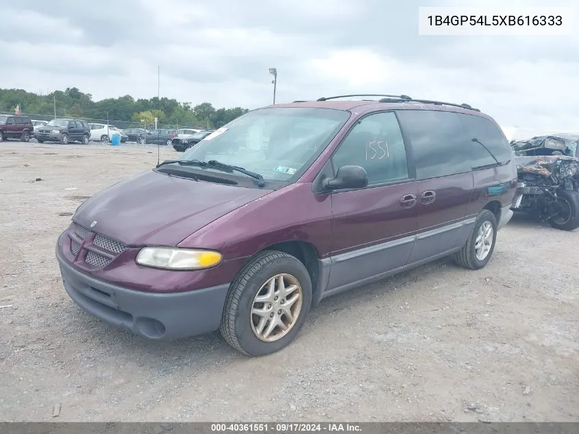 1999 Dodge Grand Caravan Le VIN: 1B4GP54L5XB616333 Lot: 40361551