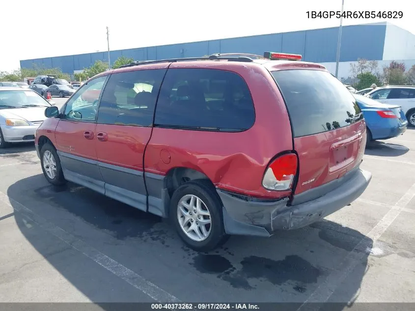 1999 Dodge Grand Caravan Le VIN: 1B4GP54R6XB546829 Lot: 40373262