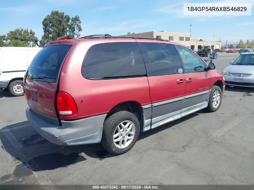 1999 Dodge Grand Caravan Le VIN: 1B4GP54R6XB546829 Lot: 40373262