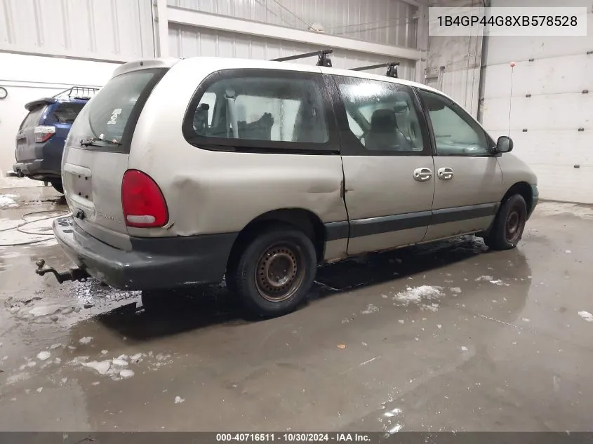 1999 Dodge Grand Caravan Se VIN: 1B4GP44G8XB578528 Lot: 40716511