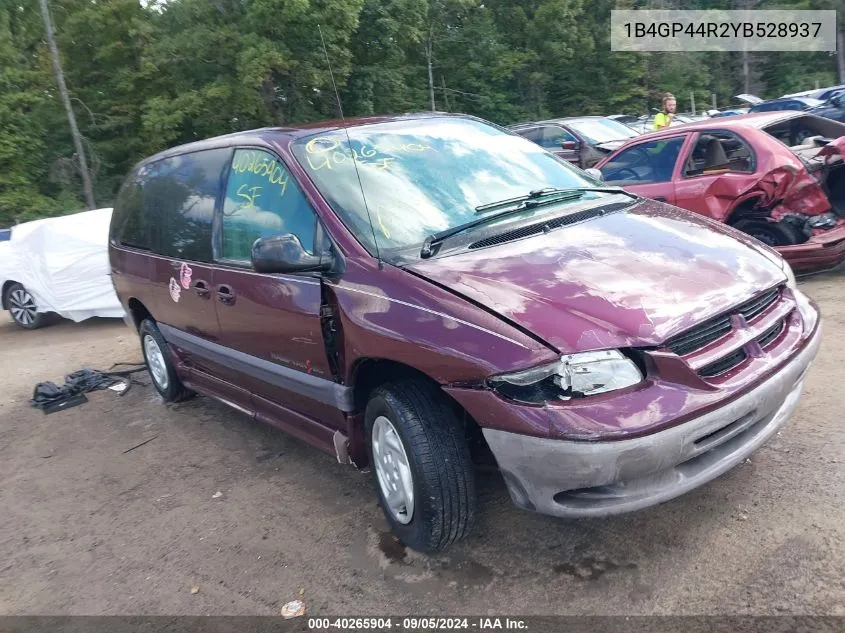 2000 Dodge Grand Caravan Se VIN: 1B4GP44R2YB528937 Lot: 40265904