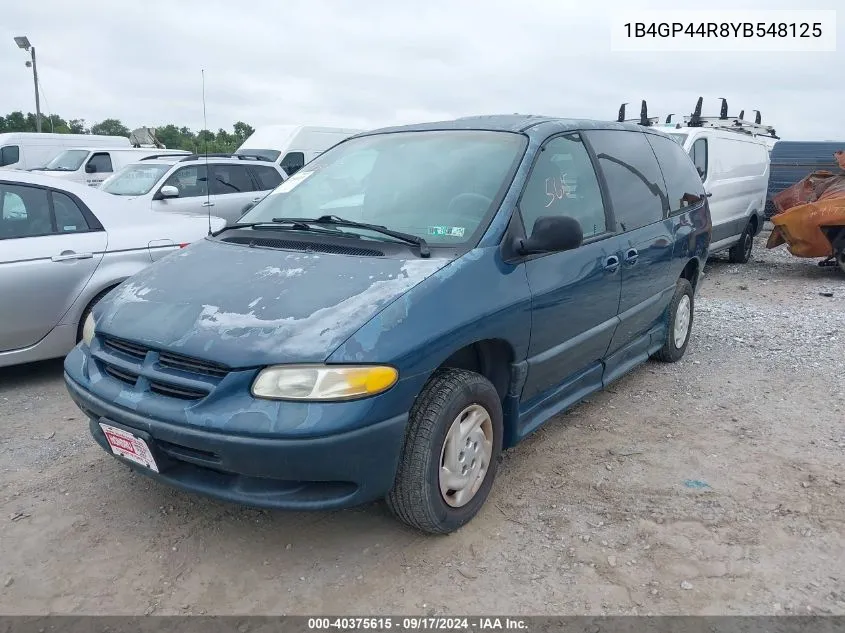 2000 Dodge Grand Caravan Se VIN: 1B4GP44R8YB548125 Lot: 40375615