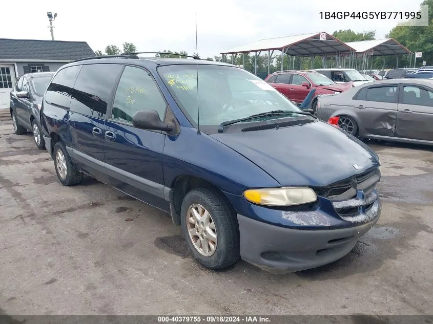 2000 Dodge Grand Caravan Se VIN: 1B4GP44G5YB771995 Lot: 40379755