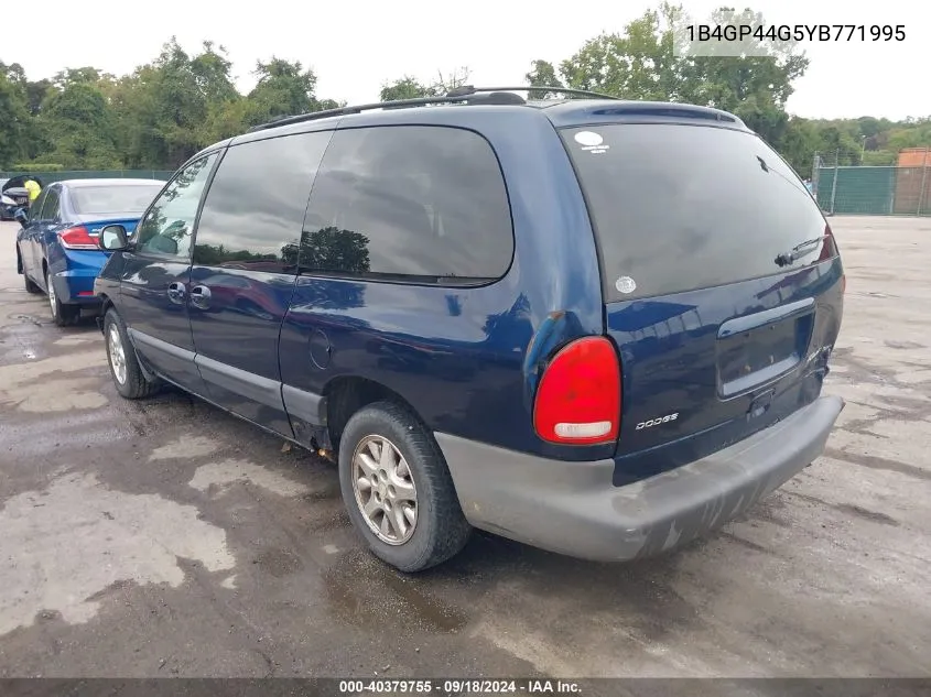 2000 Dodge Grand Caravan Se VIN: 1B4GP44G5YB771995 Lot: 40379755