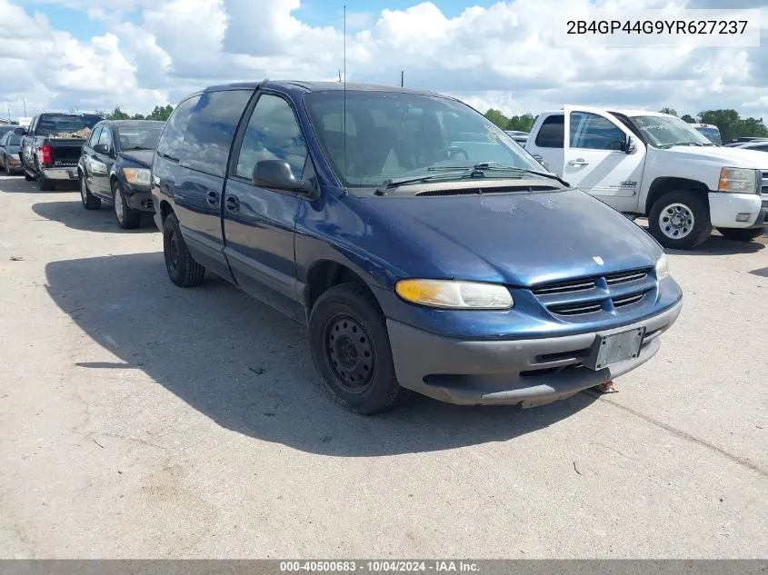 2000 Dodge Grand Caravan Se VIN: 2B4GP44G9YR627237 Lot: 40500683