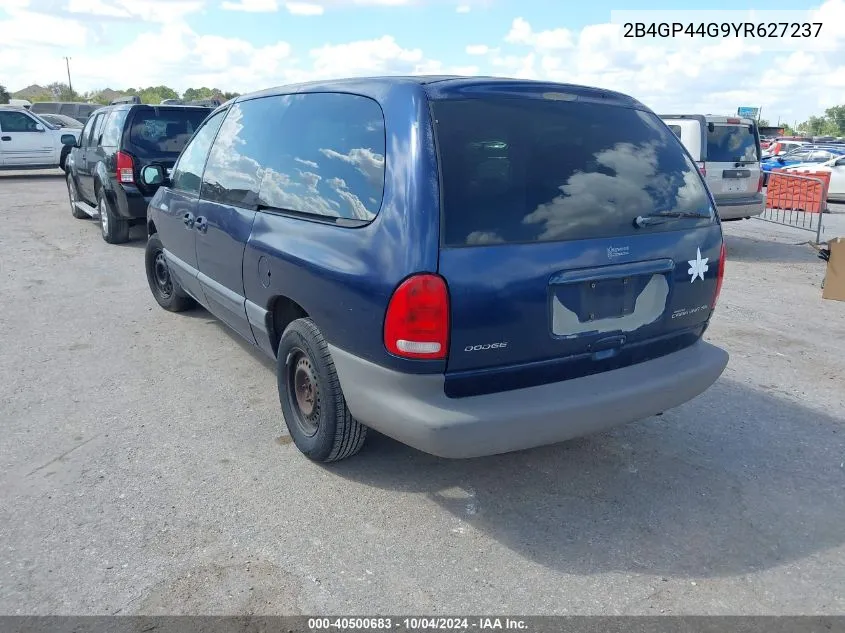 2000 Dodge Grand Caravan Se VIN: 2B4GP44G9YR627237 Lot: 40500683