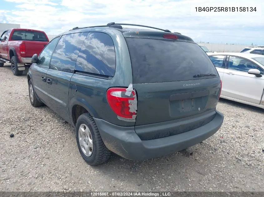 1B4GP25R81B158134 2001 Dodge Caravan