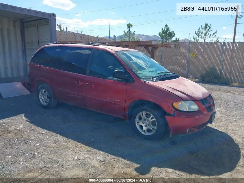 2001 Dodge Grand Caravan Sport VIN: 2B8GT44L01R165955 Lot: 40069904